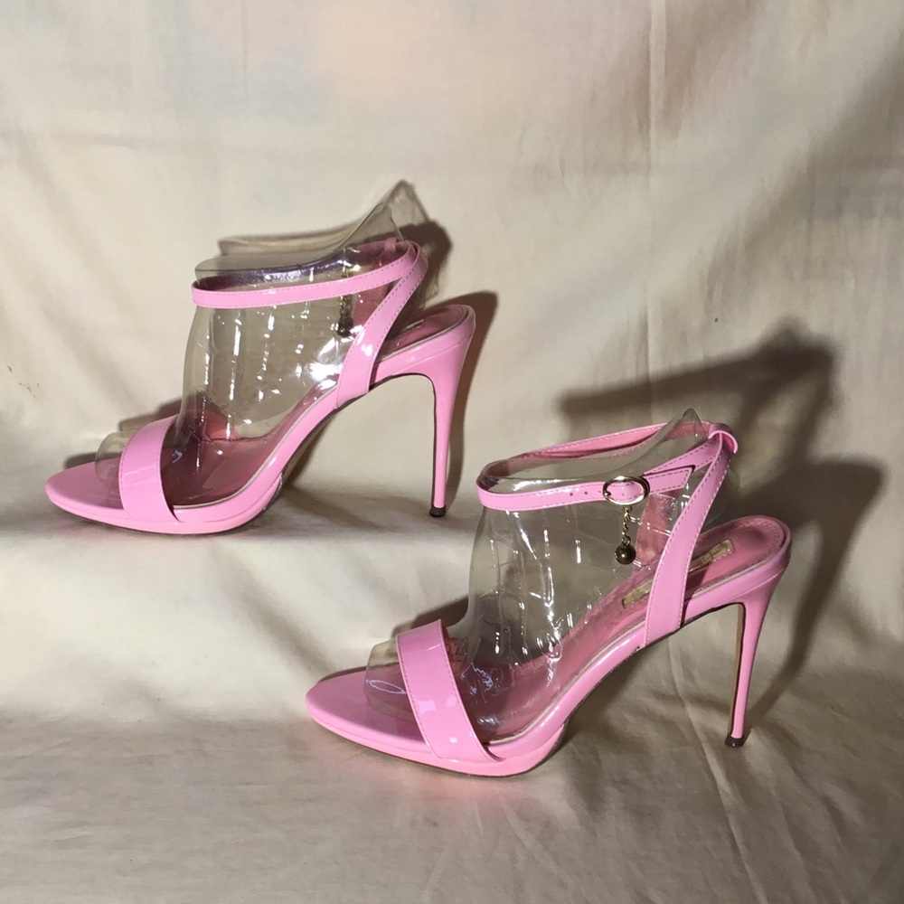 Liliana Barbi Pink Ankel Strap High Heel Sandals